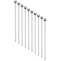 Miniatyrbilde 1 av 5: 50 stk rustfrie stål cocktailpinner i metall, 4,3 tommer