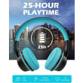 Pikkukuva 5 / 5: Bluetooth-aktiiviset melunvaimennuskuulokkeet, SuperEQ S2 langalliset ja langattomat päällä E blue black