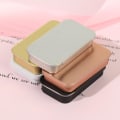 Miniatyrbillede 2 af 5: 1 stk. Metal Rektangulær Tom Mini Tin Box Tinplate Push Candy Pill Cases Bins Jar Hinged Beholder Små Organizer Opbevaringsboks