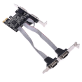 Pikkukuva 3 / 5: Txb071 Pci Express -lisäkortti 4 portin sarjakortin nousukortit Multi Rs232 Db9 Com Pcie -laajennussovitin