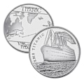 Miniatyrbilde 5 av 5: Samlemynt Titanic Mønster Minneutgave Utfordringsmynt Gave Jernlegering Materiale Mynt Perfekte Gaver for Myntsamlere