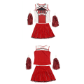 Pikkukuva 2 / 4: Cheerleader-asu Cheerleader Athletic Sport Uniform Fancy Dress Uniform Red XL