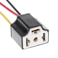 Miniatyrbillede 4 af 5: H4/9003 Pigtail Keramik Forlygte Stik Adapter Stik Stiksikring Auto Pære