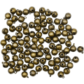 Miniatyrbillede 1 af 5: Små 1/2 tommer vintage bronze - 100 stk. mini 10 mm legeringsperler til smykkefremstilling, syning, bryllup og håndværk