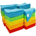Miniatyrbilde 1 av 4: Mikrofiber Rengjøringskluter, 8-pak Rengjøringskluter, Rengjøringshåndklær i 4 Fargekombinasjoner, 11,5\" X 11,5\" (Grønn/Blå/Gul/Rosa)