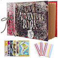 Miniatyrbillede 1 af 5: Vores Eventyr Bog Scrapbog Fotoalbum Diy Memory Scrapbog Hard Cover