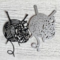 Miniatyrbillede 3 af 5: Spiral Sytråd Prægning Kulstofstål Scrapbooking Skære-udstansninger