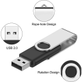 Miniatyrbilde 4 av 5: Bulk USB Flash Drive 1GB 20 Pack,  USB2.0 Pendrive Jump Drive Memory Stick Swivel Bulk Thumb Drives USB Storage (20PCS 1GB, Multicolors)