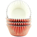 Pikkukuva 2 / 5: Cupcake-vuokapaperit, metallinhohtoiset folio-cupcake-vuokapaperit, vakiokoko, 100 kpl (tummansininen