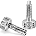 Miniatyrbillede 1 af 5: Håndbetjent fjederbelastet plungerstift med riflet håndtag i rustfrit stål VCN230-C-M6 *4