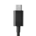 Pikkukuva 3 / 5: USB 3.1 Type-C - USB 2.0 Micro-B Micro USB -latausdatan siirtoadapterikaapeli musta/valkoinen musta Black