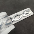 Miniatyrbillede 5 af 5: 3d Abs Chrome Sølv Sort Bil Bagagerum Nummer Emblem Mærkat Til Peugeot 206 207 301 307 308 408 508 2008 3008 4008 5008 Silver 206
