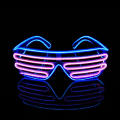 Miniatyrbilde 1 av 4: Solbriller med blinkende LED-lys for 80-tallet, EDM, RB03 ( - )