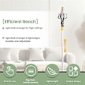 Miniatyrbild 5 av 5: Lampa Bytare för Högt Tak, Ljusbytesverktyg, Sammansatt Förlängningsstång, Hög Räckvidd