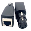Miniatyrbilde 2 av 5: 4 stk. RJ45-kontakt RJ45 Ethernet til 3-pinners XLR-adapter 3-pinners XLR-adapter for lydvideo hun