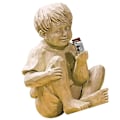 Miniatyrbilde 1 av 2: Harpiksstatue Hagedekor Hjemtilbehør Multifunksjonell Hjemmedekal