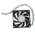 Miniatyrbilde 1 av 3: 70x70x15mm 12v 4 Pins Pwm Pc Datamaskin Kabinett Cpu Kjøler Vifte Bl