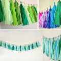 Miniatyrbilde 2 av 3: 20 stk DIY papirfest dusk bryllup baby shower