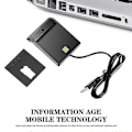Miniatyrbillede 3 af 5: ROCKETEK SCR1 USB 2.0 Smart CAC Kortlæser ID SIM Bankkort Adapter