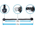Miniatyrbillede 2 af 3: Triceps Push Pull Down Rope Cord, Heavy Duty Tricep Rope Cable Til Multi Gym