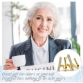 Miniatyrbild 6 av 7: 4-klo Örhängen Blanka Multi Piercade Örhängen (Guld)