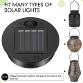 Miniatyrbild 3 av 5: 6 st Solcellslampor 7 Lumen Solcellslampa Delar Kompatibla Utomhus Hängande