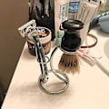 Miniatyrbillede 4 af 4: Stål Barberkost Holder