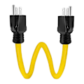 Pikkukuva 1 / 5: Urosliitäntäjohto, Rv & Generaattoriliitäntäjohto, 5-15p Siirtokytkimelle, 12awg 125v Kaksoisurospuolinen