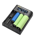 Miniatyrbild 4 av 4: 4-spårs LCD-display Batteriladdare Smart USB LCD Batteriladdare Litium Elektronisk Laddare
