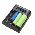 Miniatyrbillede 4 af 4: 4-slot LCD-skærm batterioplader Smart USB LCD batterioplader Lithium elektronisk oplader