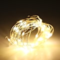 Miniatyrbillede 1 af 5: 40 LED-lyskæde til soveværelse, græsplæne, have, hjem, ferieindretning, varmt hvidt