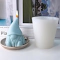Miniatyrbilde 1 av 5: Julelysstøpeform Ansiktsløs Julenisse Silikonform