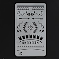Pikkukuva 2 / 3: 24 kpl Tuottavuus Stencil-lehtiö Stencil Ajan säästämiseen