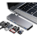 Pikkukuva 1 / 5: Usb C -keskitinsovitin Macbook Pro/air 2020 2019 2018 - 6-in-1 Usb-c -lisävarusteet yhteensopivia Macbo