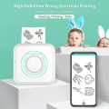 Miniatyrbillede 3 af 3: Bærbar Bluetooth Multifunktion Foto Termisk Printer Med 10 Papirruller Ft