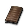 Miniatyrbild 1 av 5: Carbon RFID - NFC-skyddat Plånbokskortfodral 6 Kort Brons En Storlek Carbon Fiber Bronze