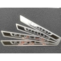 Miniatyrbild 5 av 5: Set med 4 dörrtröskelskydd i stål för Peugeot 308 408 508 3008 2008 307 - ultratunna dörrtröskel välkomstpedal