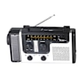 Miniatyrbillede 1 af 5: Am/fm/sw Radio, Solar Håndsving Portable Overlevelsesradio, Genopladelig Batteri Powerbank Usb Mobiltelefonoplader, Camping Lommelygte Lanterne