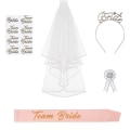 Miniatyrbilde 2 av 5: 30stk Bachelorette Party Set Rose Gold Group Set For Party