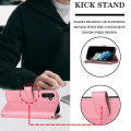 Miniatyrbillede 4 af 5: Kompatibel med Samsung Galaxy A24 4g pung etui premium lynlås stor plads flip pu læder cover Pink