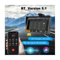 Miniatyrbillede 2 af 5: Bærbar Dash Mount Carplay Display 7In Touch Screen, GPS Navigatin,Bluetooth Bilradio, Bakkamera, FM Radio