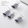 Miniatyrbillede 5 af 5: USB-C til Micro USB-adapter Type-C hun til Micro USB han konverter-stik Type C to Micro