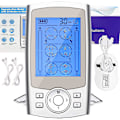 Miniatyrbilde 1 av 5: Tens Hjem Digital Meridian Massager Cervical Spine Massager Håndholdt Lavfrekvent Elektronisk Puls Fysioterapi Instrument Silver