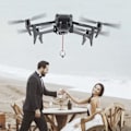 Miniatyrbild 3 av 5: Luftsläppsystem för 3 drönare fiskebete bröllop förslag leverans dispenser kastare Quadcopter Acce