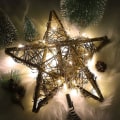 Miniatyrbillede 5 af 5: Juletræspynt Stjerne Juletræspynt Stjerne Juletræspynt Med Lys, Stjerne Juletræ Lys Op Til Dekoration Juletræspynt