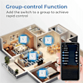 Miniatyrbild 3 av 5: Tuya WiFi RF433 Smart Switch Modul med Fjärrkontroll Hemautomation DIY MINI Strömbrytare Relä för Alexa Smart