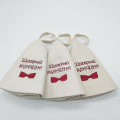 Miniatyrbilde 5 av 5: 5x Ullhatt for badstue, Banya, hodebeskyttelse, brodert, unisex #9
