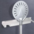 Miniatyrbilde 4 av 5: Pizza Skuffe Veggstativ Børstet Rustfritt Stål Pizza Skall Stativ Veggmontert Henger Heavy Duty Pizza
