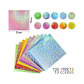 Pikkukuva 3 / 5: Paper Glitter Paper Gloss Paper For Crafts - 150 Sheets Paper Colourful Square Folding Paper For Di