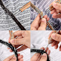 Pikkukuva 2 / 5: Pakkaus Bambu Dreadlock-koukkuja 0,75 mm Dreadlock-koukut